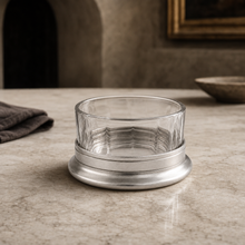 Nut Bowl Hatched Glass