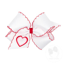 King Embroidered Bow w/Moonstitch Edge