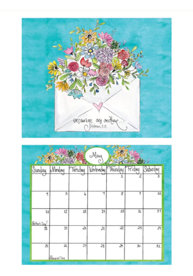 2025 Inspirational Wall Calendar