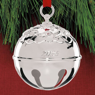 2025 Holly Bell Silverplate Ornament