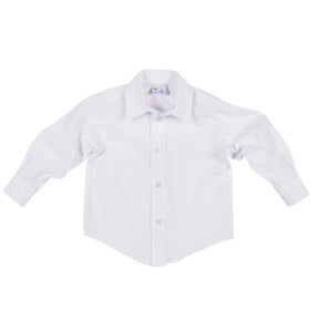 (LS) white dress shirt-54465 : 6