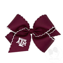 King Embroidered Bow w/Moonstitch Edge