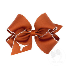 King Embroidered Bow w/Moonstitch Edge