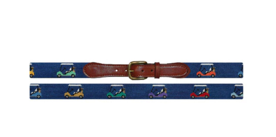 Rainbow Golf Carts (navy) Belt-40