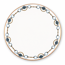 Amarillo Concho Pattern Bone China Round Dinner Plate