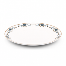 Amarillo Concho Pattern Bone China Round Dinner Plate
