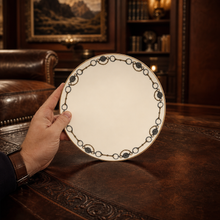 Amarillo Concho Pattern Bone China Round Salad Plate