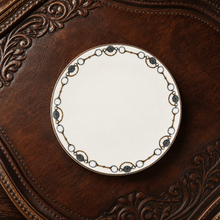 Amarillo Concho Pattern Bone China Round Salad Plate