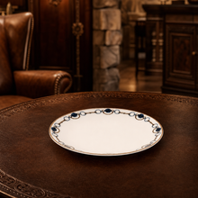 Amarillo Concho Pattern Bone China Round Salad Plate