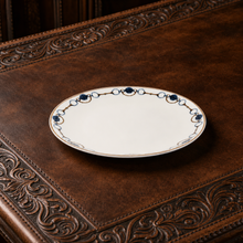 Amarillo Concho Pattern Bone China Round Salad Plate