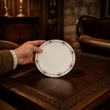 Amarillo Concho Pattern Bone China Round Bread Plate