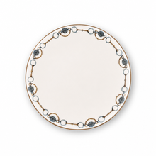 Amarillo Concho Pattern Bone China Round Bread Plate