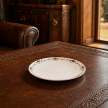 Amarillo Concho Pattern Bone China Round Bread Plate