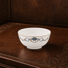 Amarillo Concho Pattern Bone China Round Cereal / Dip Bowl