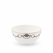 Amarillo Concho Pattern Bone China Round Cereal / Dip Bowl