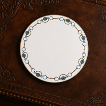 Amarillo Concho Pattern Bone China Round Charger Plate