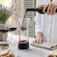 Fleur De Lis Wine Carafe
