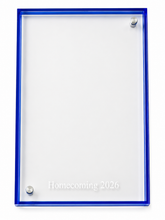 Engraved Blue Colored Frame 4x6