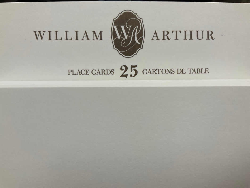 25 William Arthur White Placecard-NLP90-001