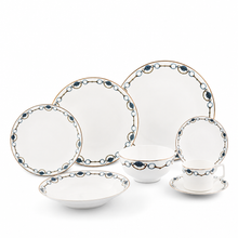 Bone China Amarillo Dinnerware 2 Person, 4 piece Set