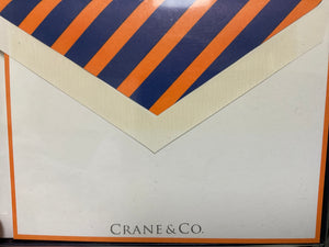 Clementine Bordered Notes on Pearl White Kid Finish-CF1616