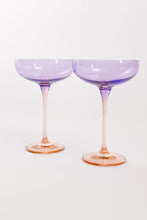 COLORBLOCK CHAMPAGNE COUPE - SET OF 2