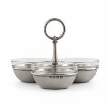 Pewter Condiment Trio