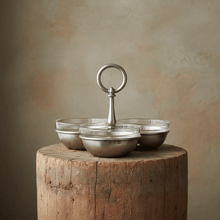 Pewter Condiment Trio