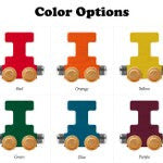Bright Color Name Train