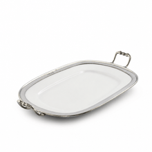 Rectangle Tray Porcelain with Handles