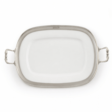 Rectangle Tray Porcelain with Handles