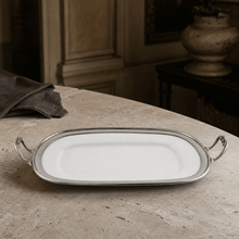 Rectangle Tray Porcelain with Handles