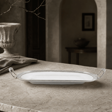 Rectangle Tray Porcelain with Handles