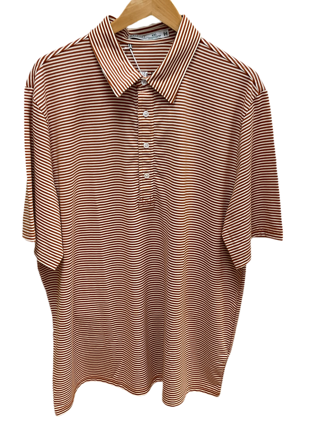 Range Polo Burnt Orange/White-XXL