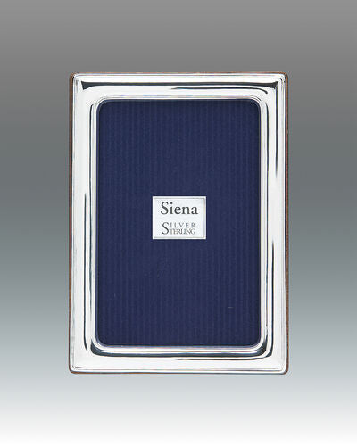 4x6 Classic Plain Channel Siena 925 Sterling Frame
