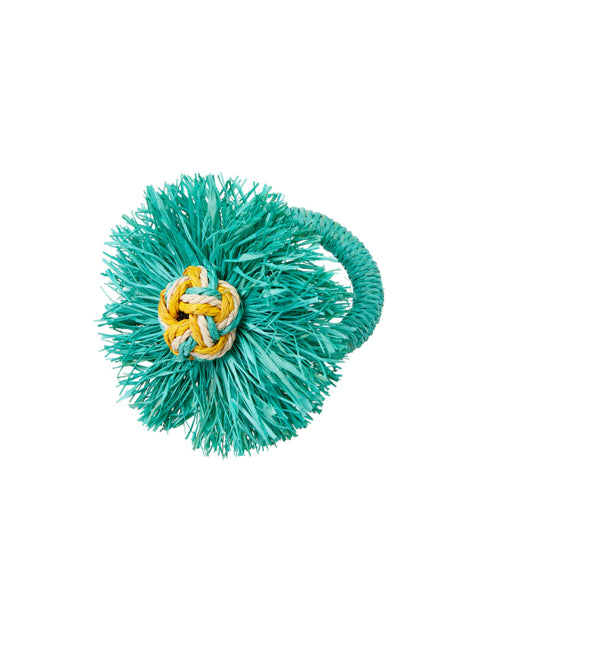 S/4 Valencia Napkin Rings-hhoo3048-te : Teal