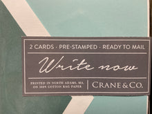 Write Now Ready to Mail Pre-Stamped Cards-Aqua/Green-P/2 2P1003