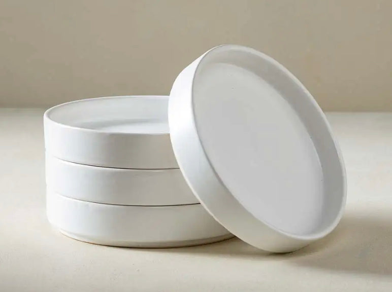 Issa Plate Ceramic White-9624-6
