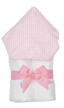Seersucker Gingham Everykid Hooded Towel