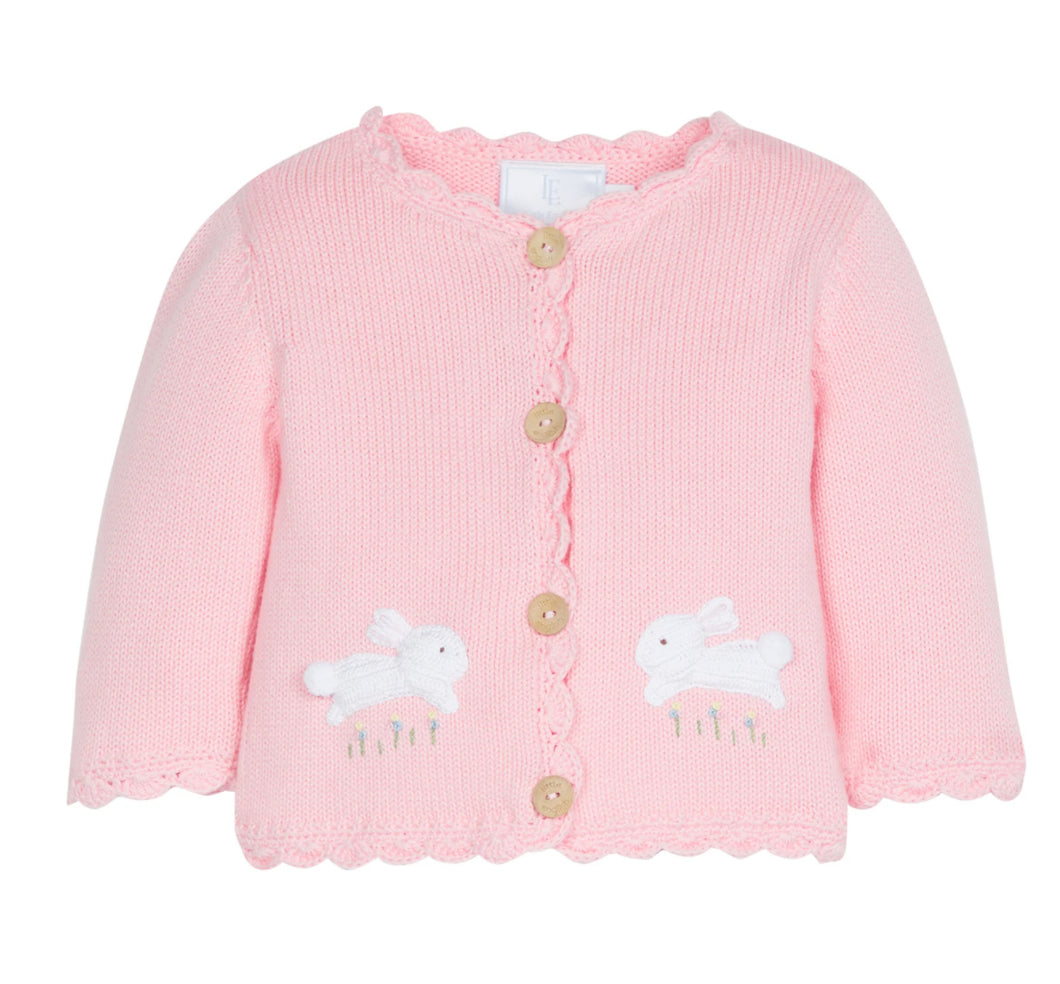 Crochet Sweater Pink Bunny