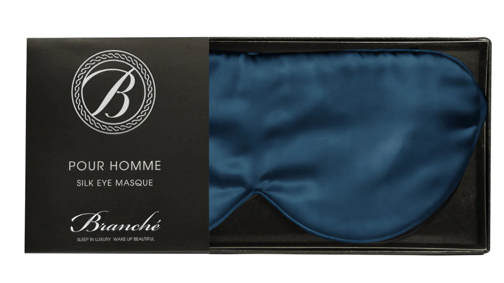 Pour Homme Silk Eye Mask - Sapphire