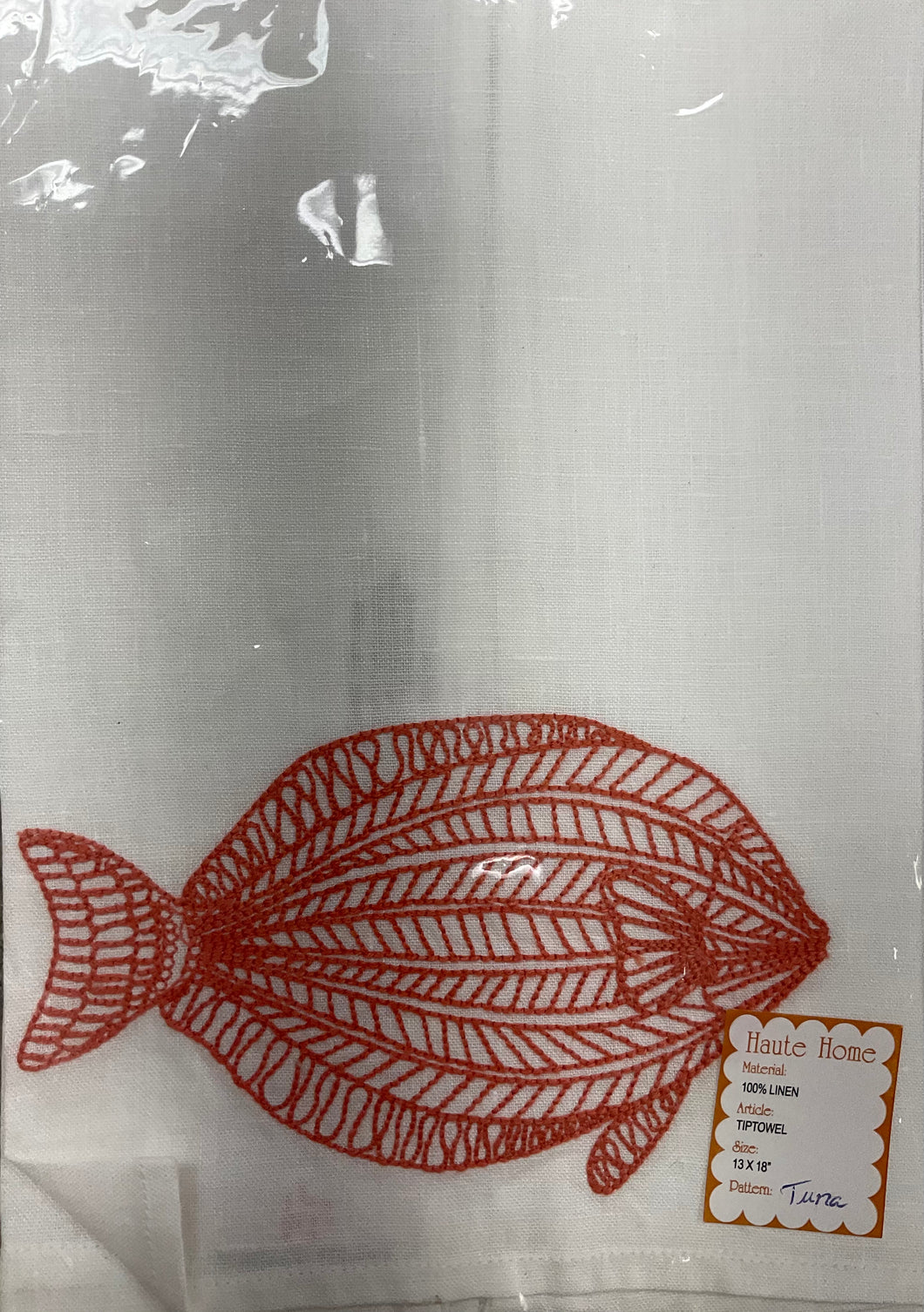 Tuna Tip Towel Coral