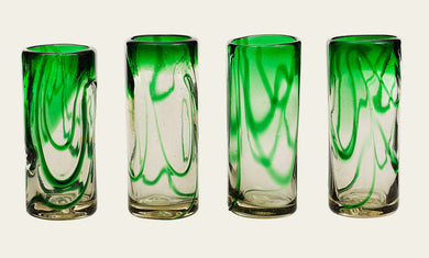 Drizzle Glass Set of 4