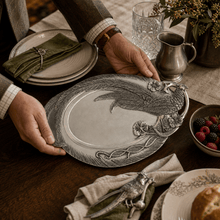Pheasant Feather Oblong Tray