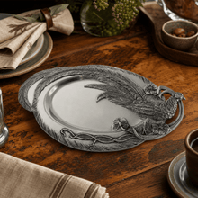 Pheasant Feather Oblong Tray