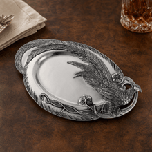 Pheasant Feather Oblong Tray