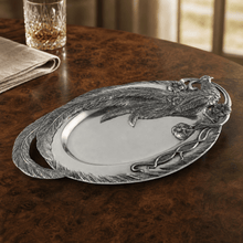 Pheasant Feather Oblong Tray