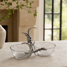 Rabbit / Carrot Double Dish Condiment Server