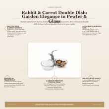 Rabbit / Carrot Double Dish Condiment Server