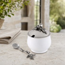 Blueberry Sugar Bowl and Spoon